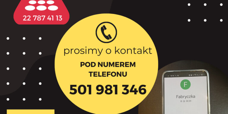 Informacja o awarii telefonu stracjonarnego