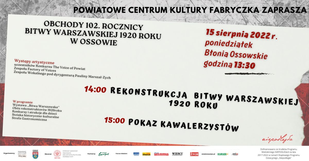 plakat rekonstrukcja bitwy