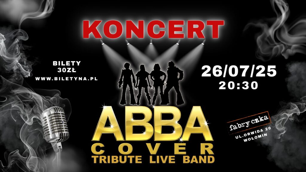 KONCERT ABBA COVER TRIBUTE LIVE BAND