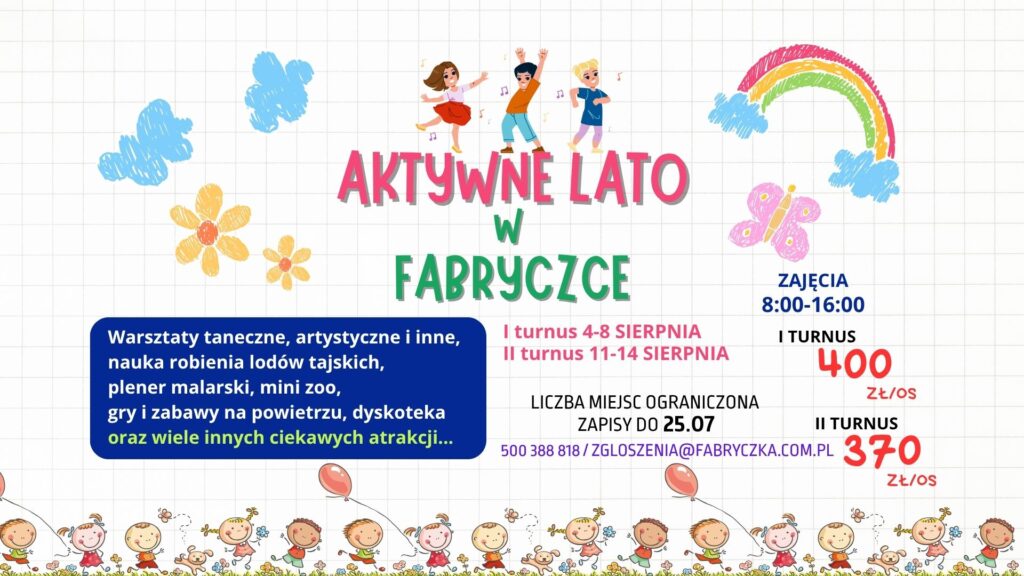 AKTYWNE LATO W FABRYCZCE