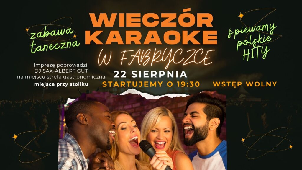 Wieczór KARAOKE w Fabryczce