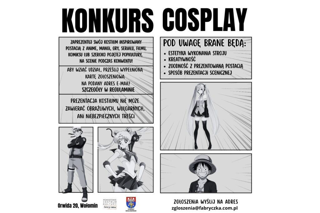KONKURS KOSPLAY - FABRICON IV