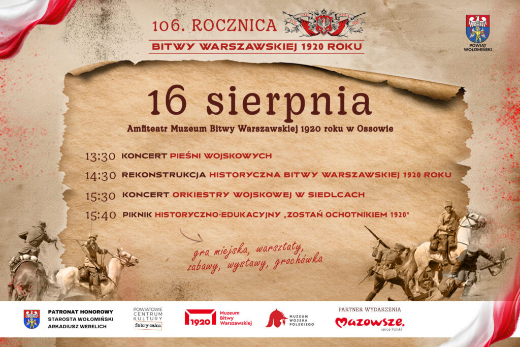 REKONSTRUKCJĘ BITWY WARSZAWSKIEJ 1920 ROKU