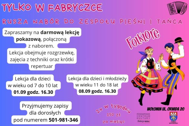 Zapowiedz naboru- wrzesień